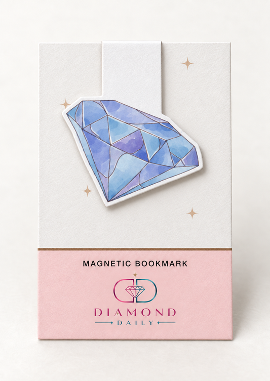 Blue Diamond Magnetic Bookmark