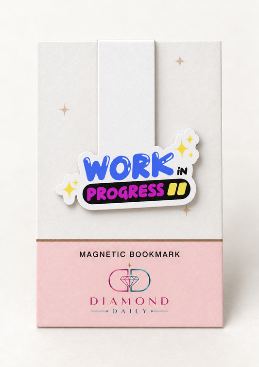 Work in Progress Magnetic Bookmark
