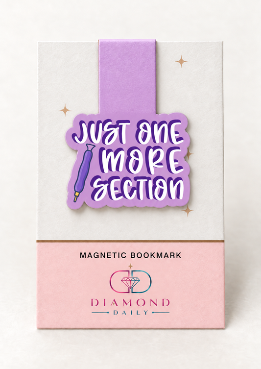 Just One More Section Magnetic Bookmark