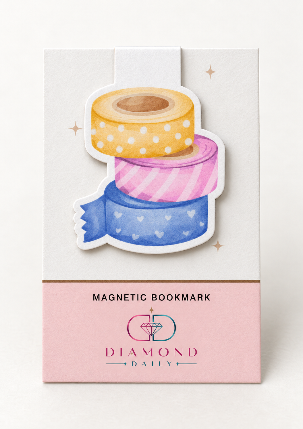 Washi Tape Magnetic Bookmark