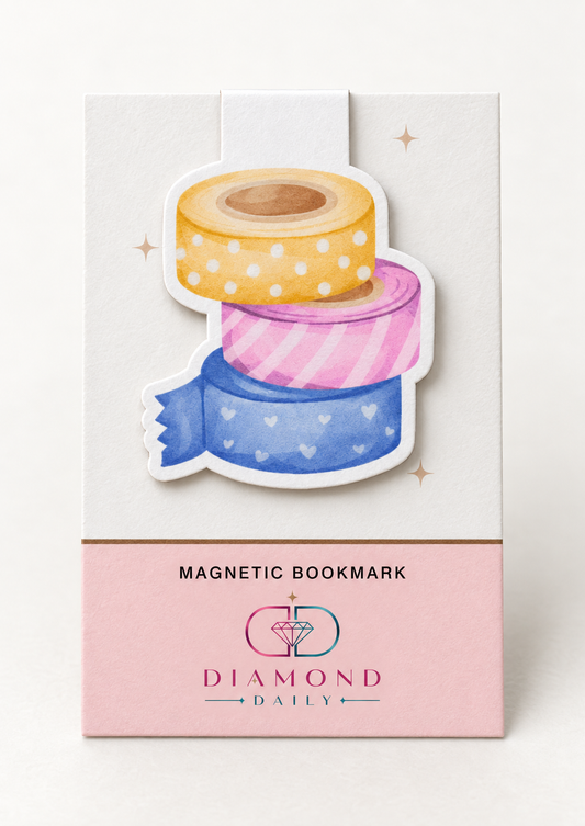 Washi Tape Magnetic Bookmark